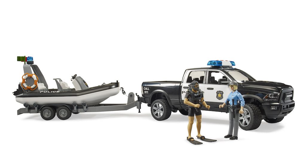 Policejní vůz RAM 2500 s policistkou a potápěčem - Bruder 02507 2 Policejní vůz RAM 2500 s policistkou a potápěčem - Bruder 02507 - Obrázek 2