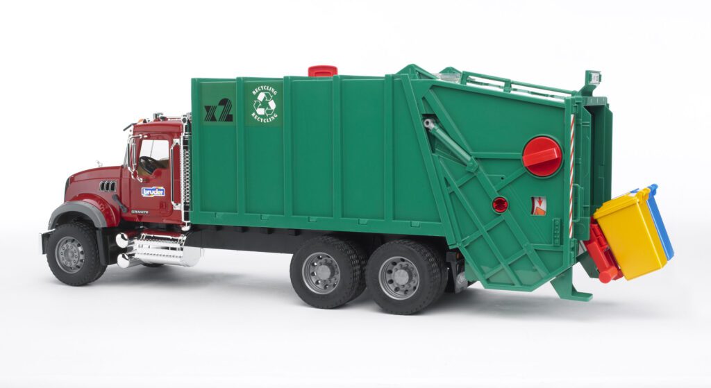 Popelářské auto MACK Granite – Bruder 02812