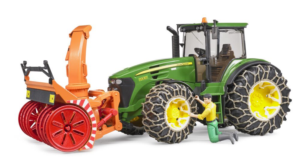 Bruder zimní údržba - radlice a sněžné frézy: jak připravit hračky Bruder na zimu 2 Sněžná fréza - Bruder 2349