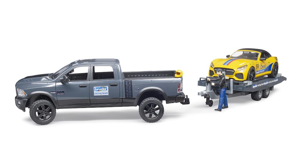 RAM 2500 a závodní roadster - Bruder 02504 8 RAM 2500 a závodní roadster - Bruder 02504 - Obrázek 8