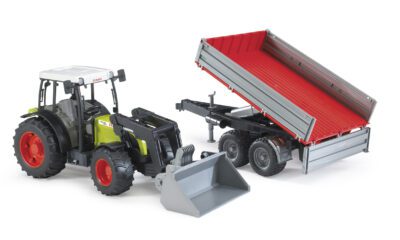 Traktor Claas Nectis 267 F s nakladačem a sklápěčem - Bruder 2112