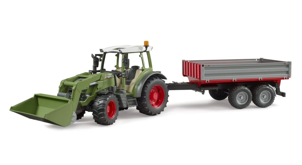 Fendt Vario 211 s nakladačem a sklápěčem – Bruder 02182