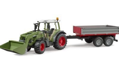 Fendt Vario 211 s nakladačem a sklápěčem - Bruder 2182