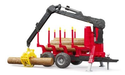 Přepravník dřeva s nakladačem - Bruder 2252