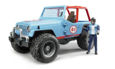 Závodní cross country Jeep s řidičem - Bruder 2541