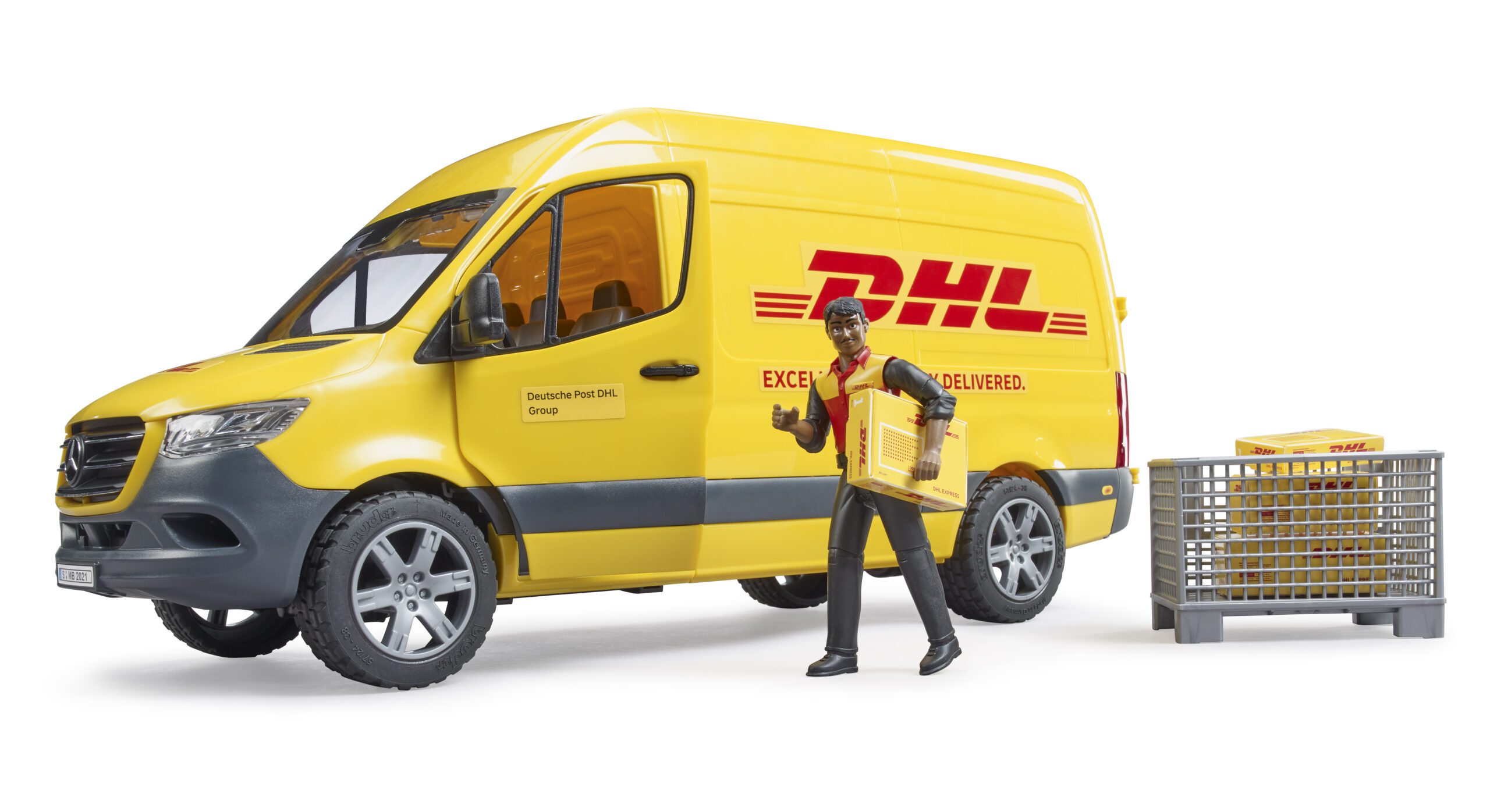 Nákladní auto DHL MB Sprinter - Bruder 02671 - Obrázek 3