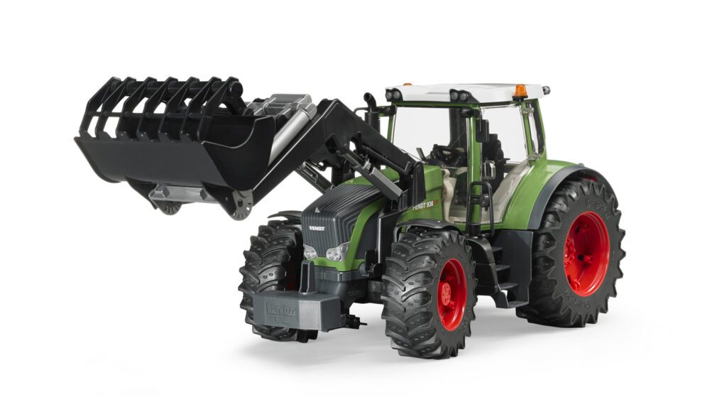 John Deere vs Massey Ferguson vs Fendt vs New Holland – který traktor Bruder je pro mě nejlepší? 9 Fendt Vario 936 s předním nakladačem - Bruder 3041
