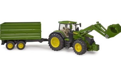 John Deere 7R 350 s předním nakladačem a sklápěčem - Bruder 3155