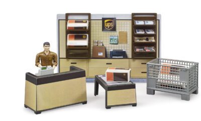 bworld Pobočka UPS s figurkou- Bruder 62250
