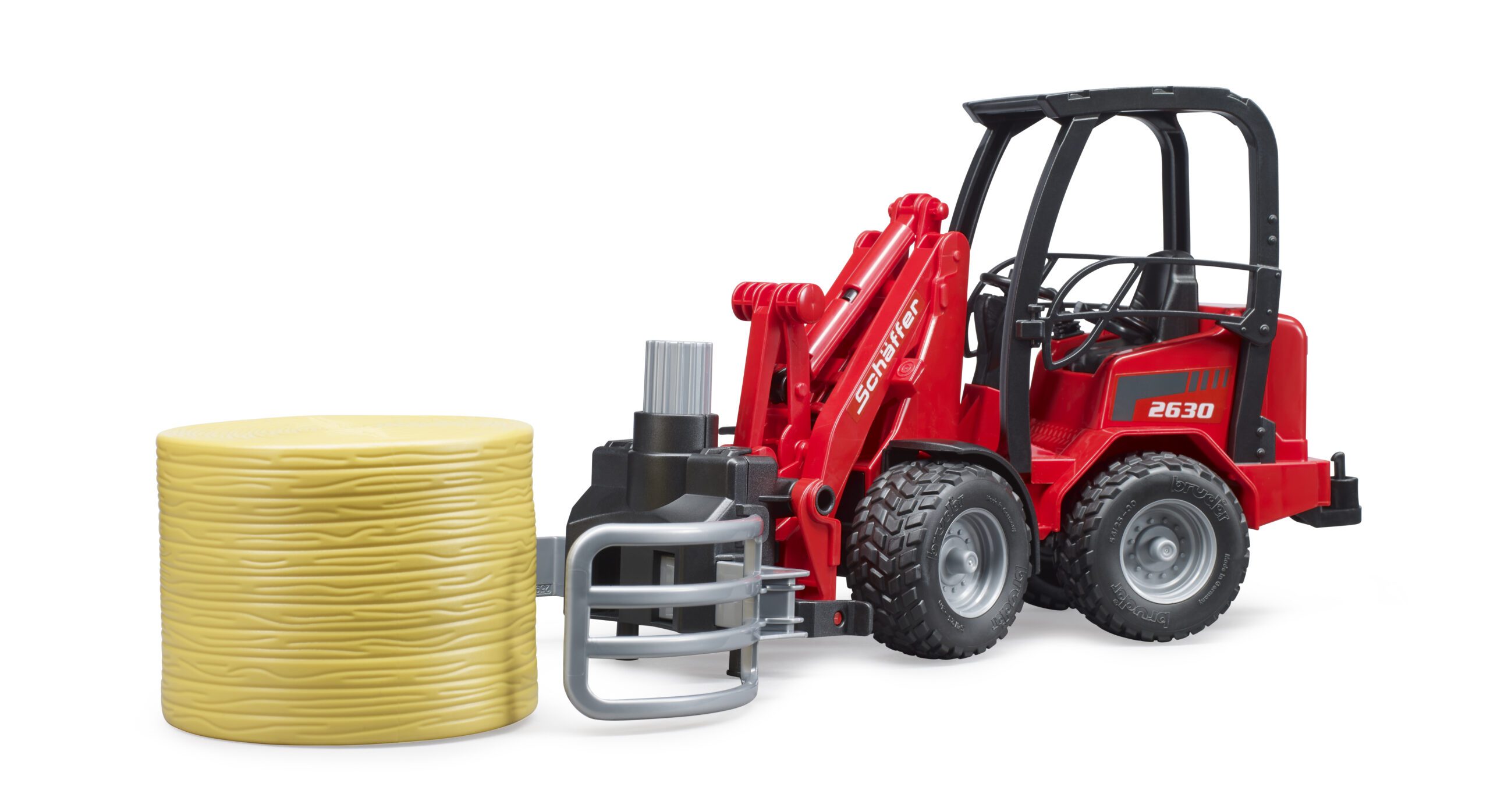 Nakladač Schäffer 2630 na nakládání slámy - Bruder 02192 7 Nakladač Schäffer 2630 na nakládání slámy - Bruder 02192 - Obrázek 7