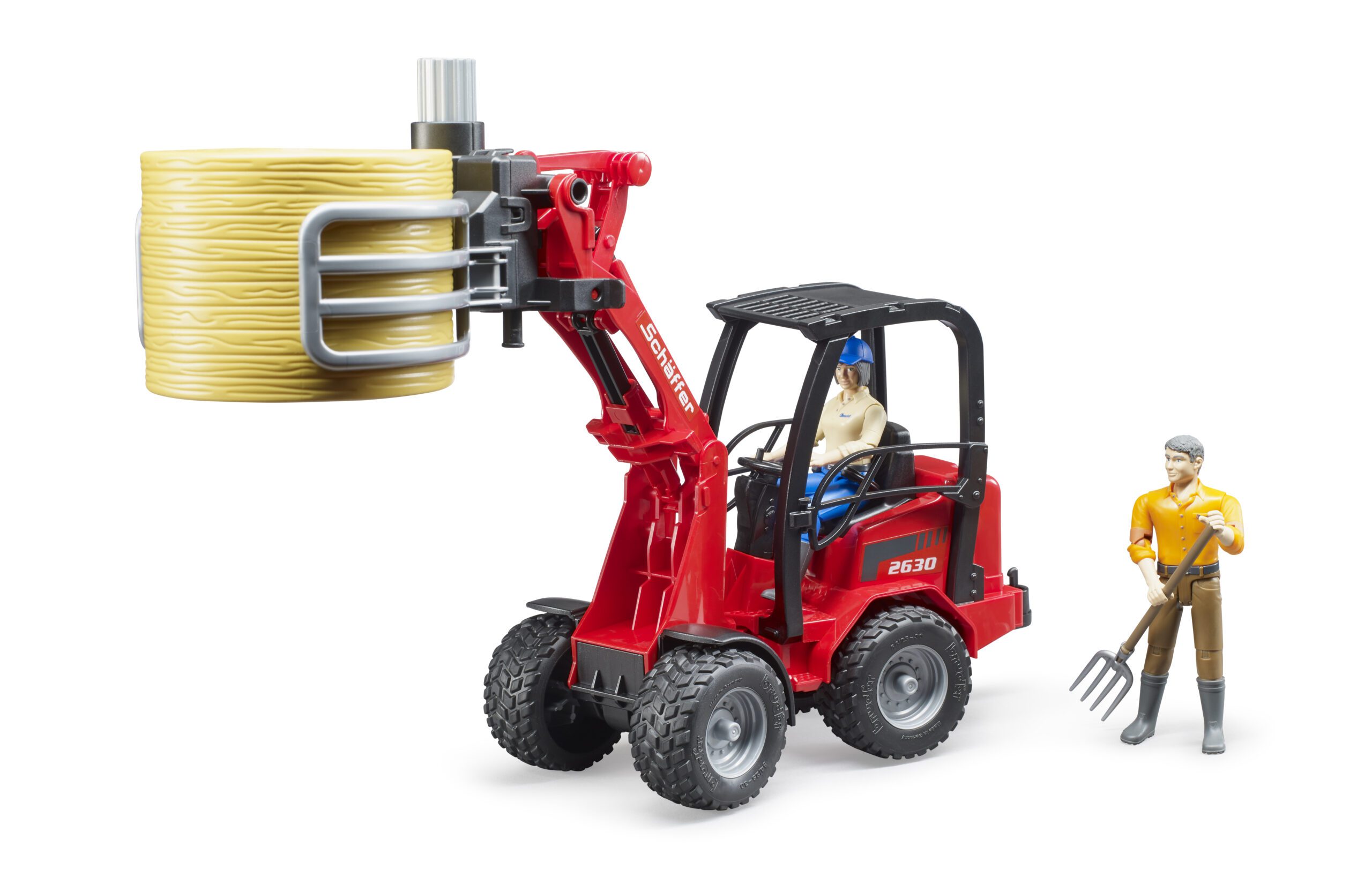 Nakladač Schäffer 2630 na nakládání slámy - Bruder 02192 9 Nakladač Schäffer 2630 na nakládání slámy - Bruder 02192 - Obrázek 9