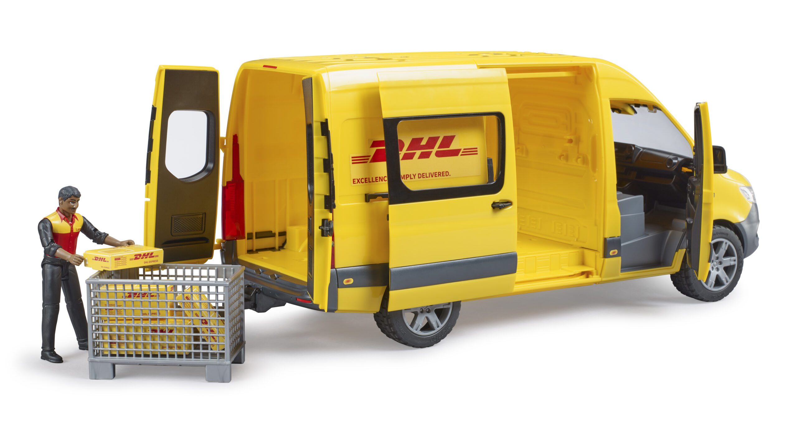 Nákladní auto DHL MB Sprinter - Bruder 02671 - Obrázek 9