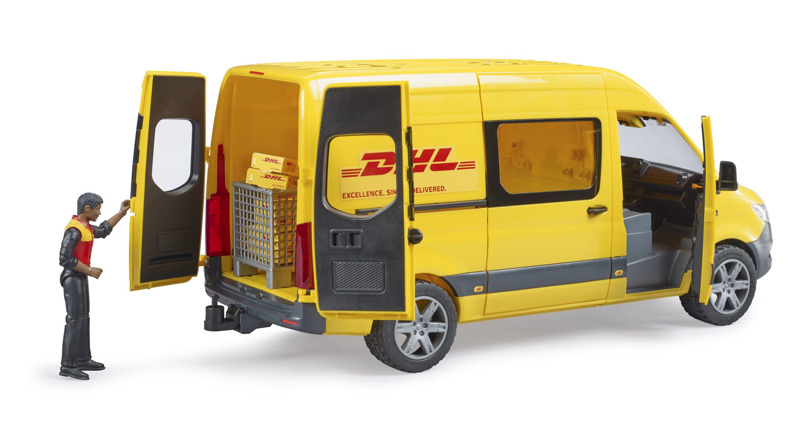 Nákladní auto DHL MB Sprinter - Bruder 02671 - Obrázek 10