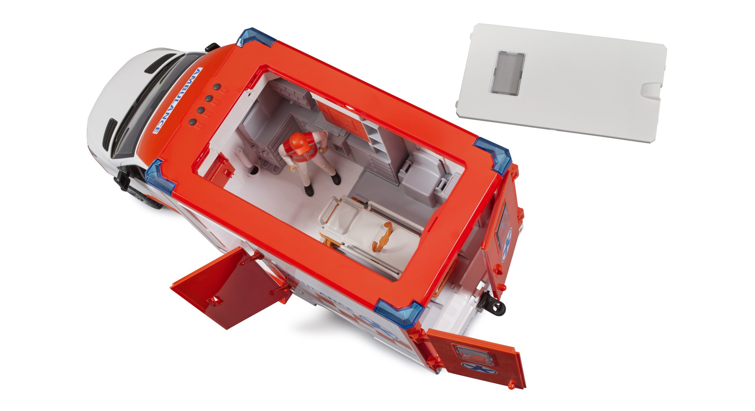 Sanitka MB Sprinter s houkačkou a řidičem - Bruder 02676 7 Sanitka MB Sprinter s houkačkou a řidičem - Bruder 02676 - Obrázek 7