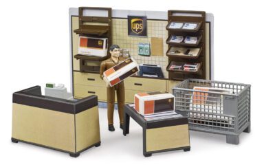 bworld Pobočka UPS s figurkou- Bruder 62250