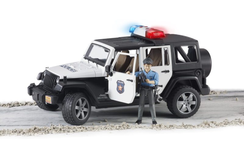 Policejní Jeep Wrangler s policistou - Bruder 02526 - Obrázek 2