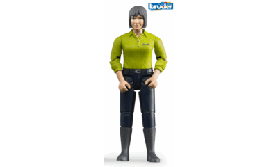 bworld Figurka žena s tmavě modrými kalhotami - Bruder 60405