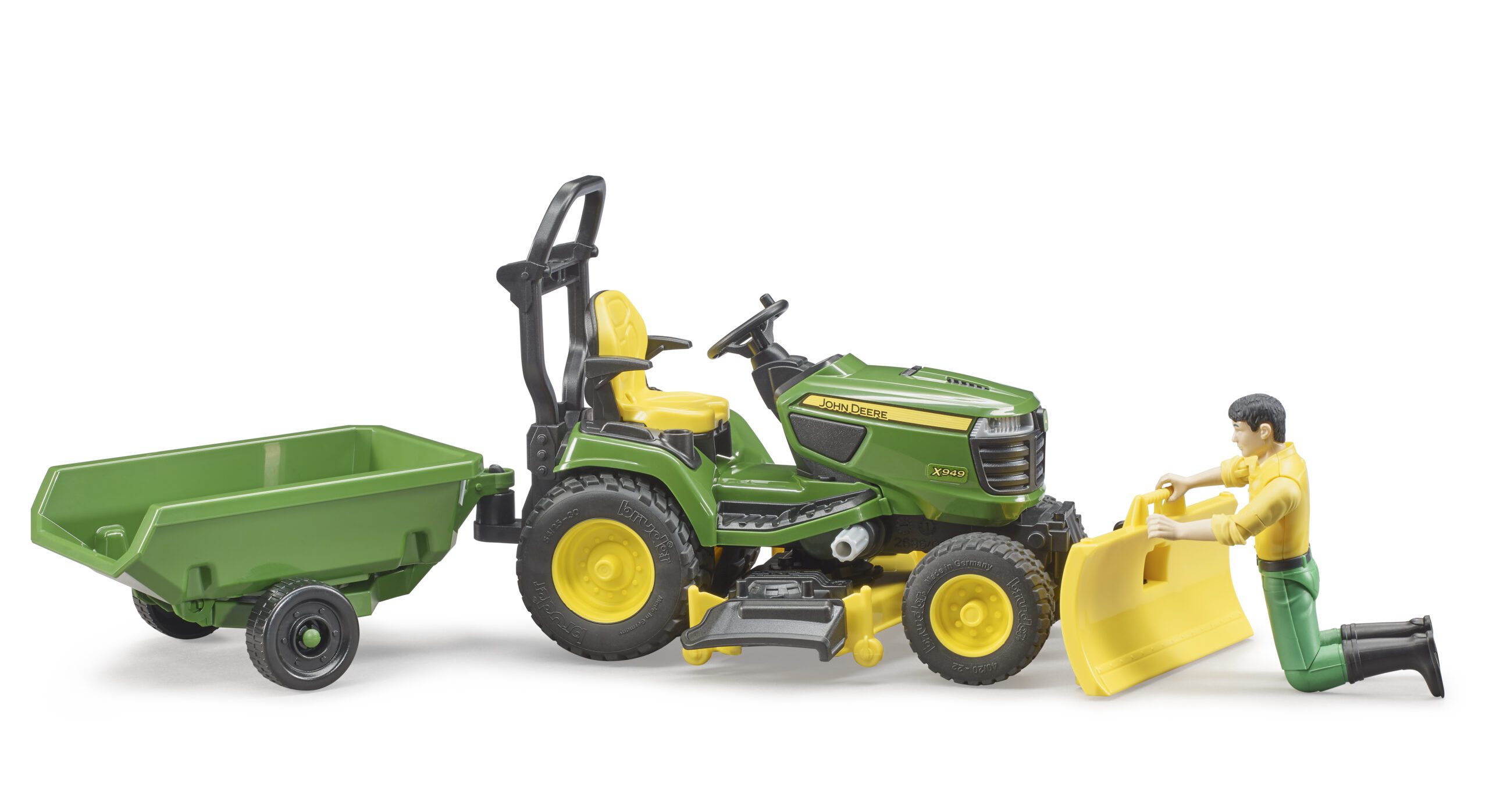 bworld Zahradní traktor John Deere s figurkou a příslušenstvím - Bruder 62104 6 bworld Zahradní traktor John Deere s figurkou a příslušenstvím - Bruder 62104 - Obrázek 6