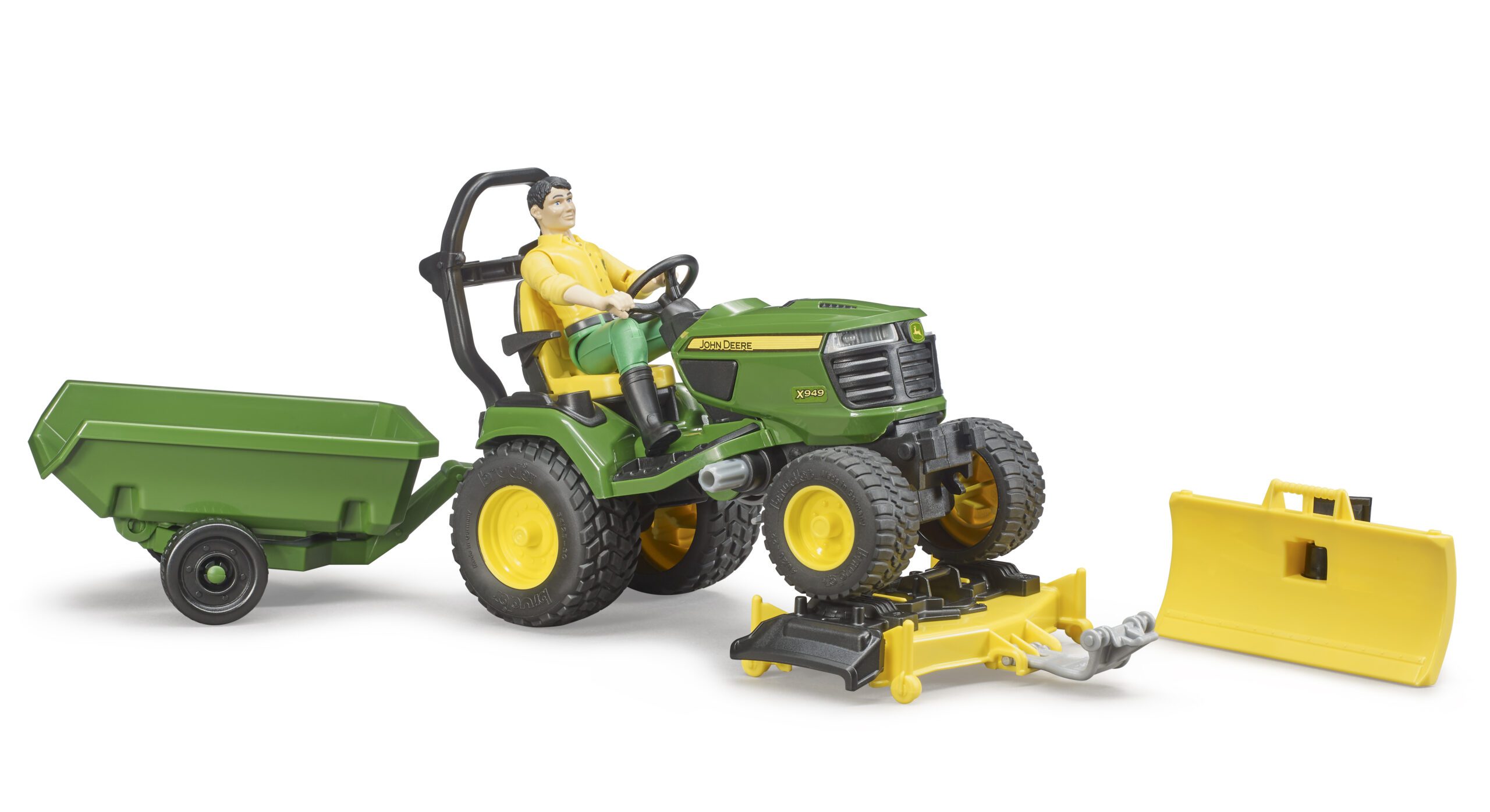 bworld Zahradní traktor John Deere s figurkou a příslušenstvím - Bruder 62104 8 bworld Zahradní traktor John Deere s figurkou a příslušenstvím - Bruder 62104 - Obrázek 8