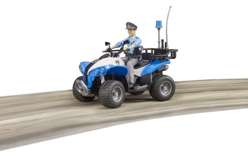 bworld Policejní čtyřkolka s policistou - Bruder 63010 - Obrázek 3