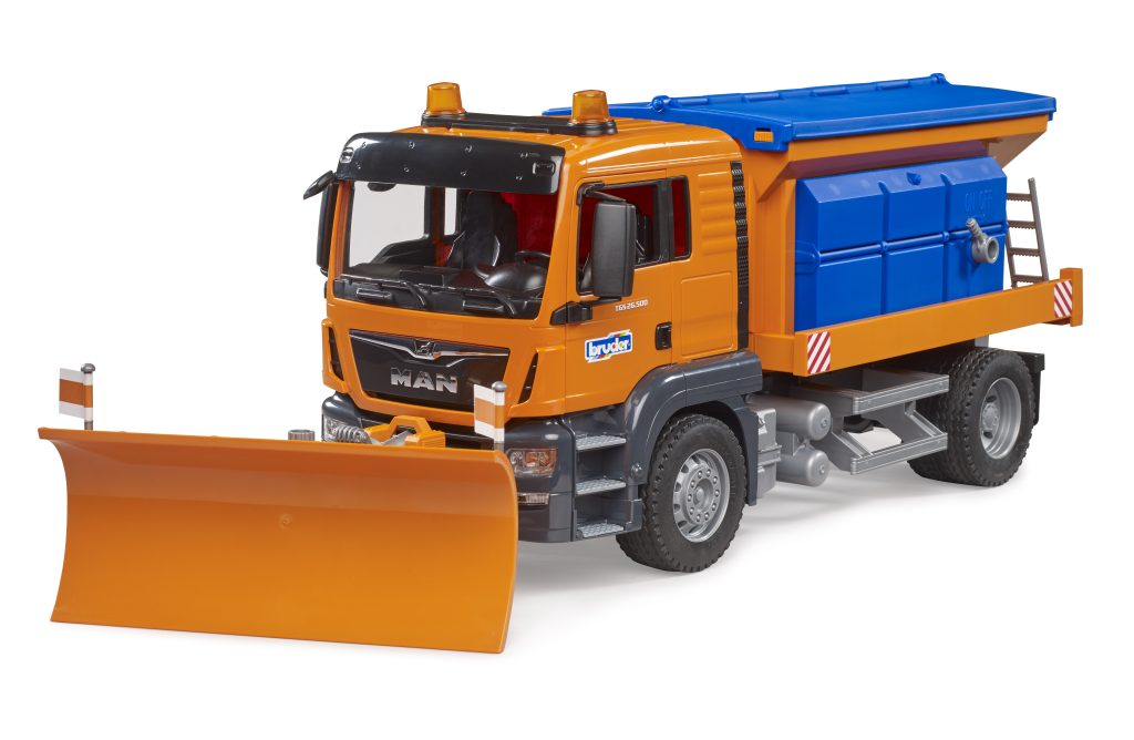 Auta Bruder MAN - popeláři, sklápěčky a stavební vozy 8 Silničáři MAN TGS – Bruder 03785