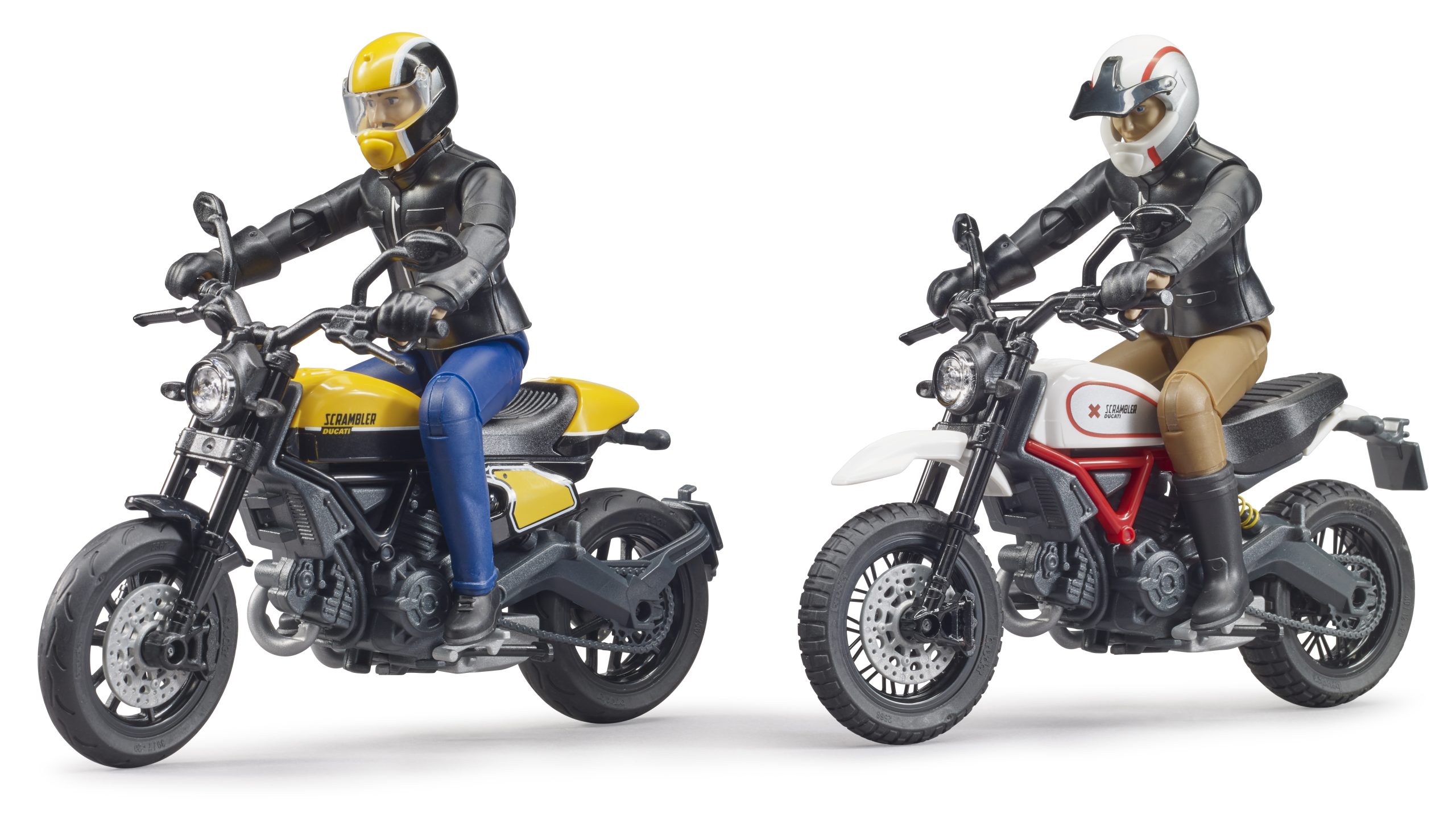 motorka Ducati Scrambler Full Throttle s řidičem - Bruder 63053 - Obrázek 5