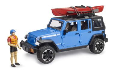Bruder Jeep Wrangler Rubicon s kajakem a figurkou - Bruder 2529