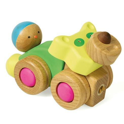 Mýval autíčko - dřevěná stavebnice EQB 2 Mýval autíčko - dřevěná stavebnice EQB - Obrázek 2