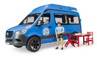 Bruder 02684 Kempingový MB Sprinter s řidičem a příslušenstvím