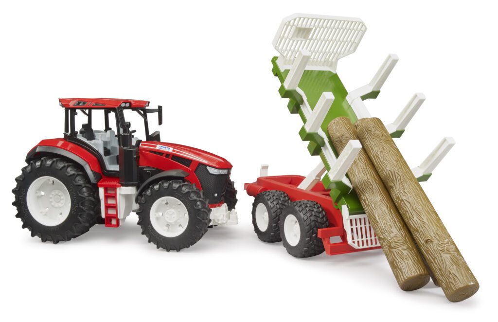 Bruder Roadmax - proč je ideální pro děti od 2 let 3 Bruder roadmax dřevařský traktor od 2 let