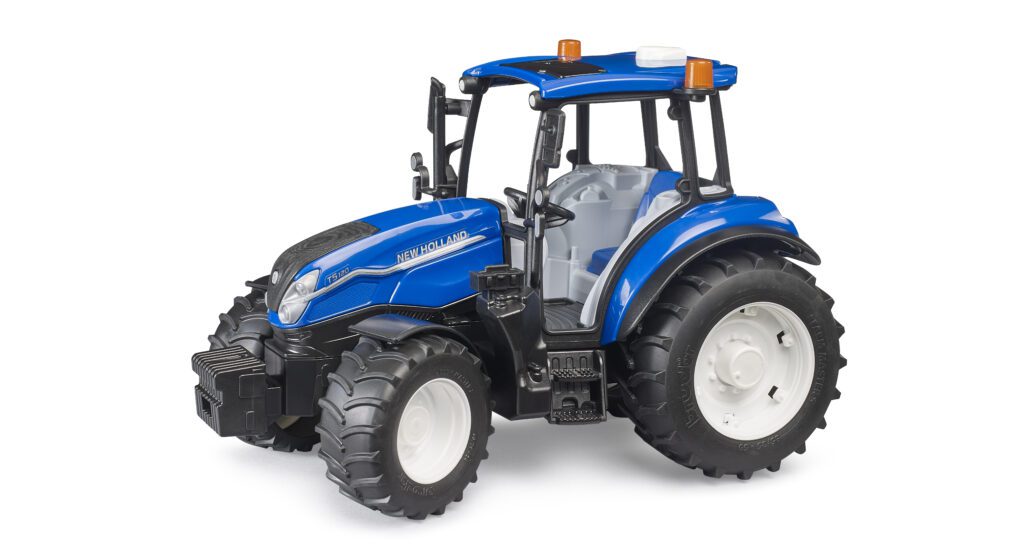🔎 Porovnání: New Holland T5.120 Bruder 02184 vs. 02187 1 Traktor New Holland T5.120 – Bruder 02184