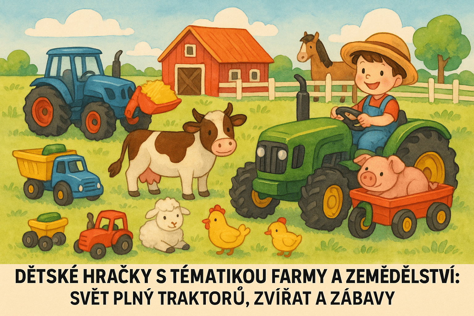 🐮 Dětské hračky s tématikou farmy a zemědělství: svět plný traktorů, zvířat a zábavy 4 🐮 Dětské hračky s tématikou farmy a zemědělství: svět plný traktorů, zvířat a zábavy