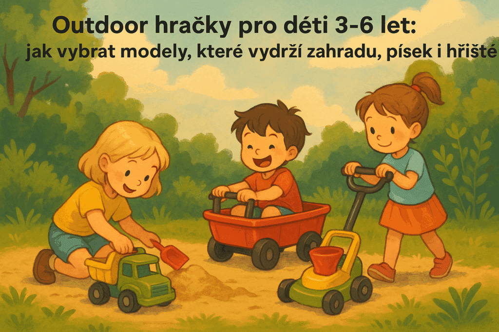 Outdoor hračky pro děti 3-6 let: jak vybrat modely, které vydrží zahradu, písek i hřiště 2 Outdoor hračky pro děti 3-6 let: jak vybrat modely, které vydrží zahradu, písek i hřiště
