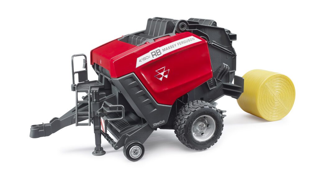 Lis na kulaté balíky Massey Ferguson RB 4180V – Bruder 02039