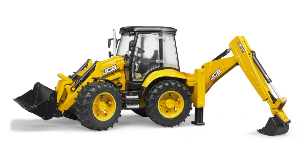 Nakladač JCB 5CX - traktor Bruder 2454