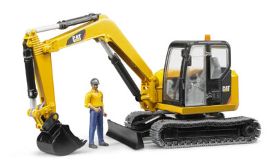 CAT pásový mini bagr s řidičem - Bruder 2466