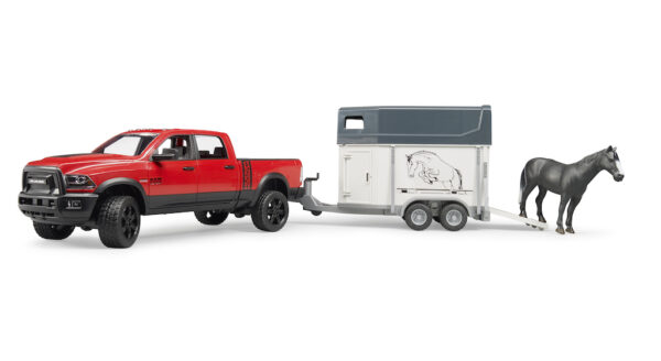 RAM 2500 s přívěsem na koně - Bruder 02501 - Obrázek 4