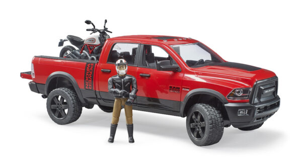 RAM 2500 s motorkou Ducati a řidičem - Bruder 02502 - Obrázek 3