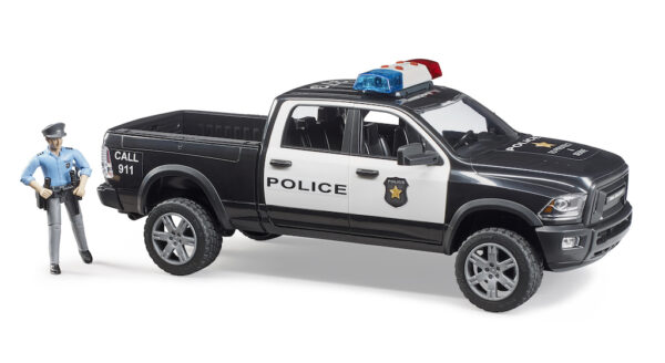 Policejní vůz RAM 2500 s policistou - Bruder 02505 - Obrázek 3