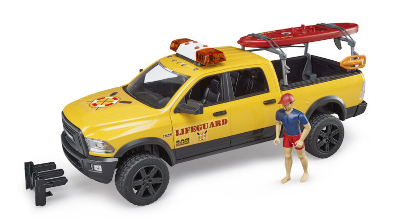 Pobřežní hlídka RAM 2500 s plavčíkem - Bruder 02506 - Obrázek 5