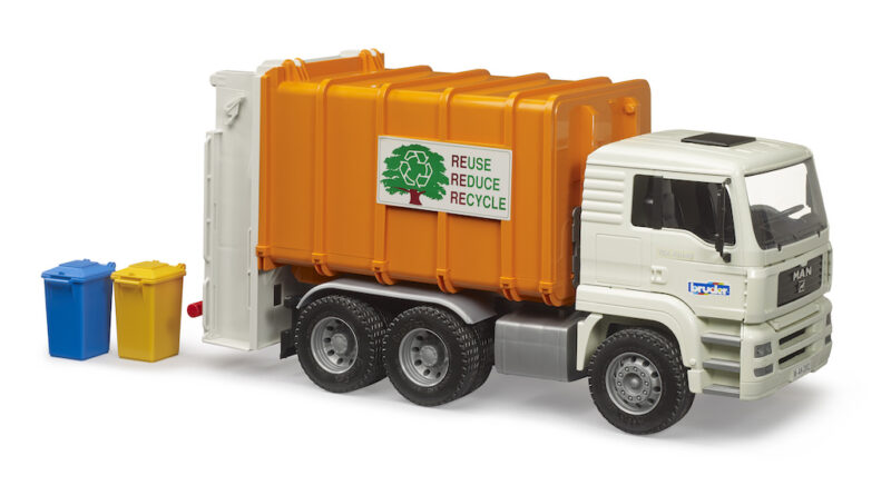 Popelářské auto MAN TGA - Bruder 02772 - Obrázek 4