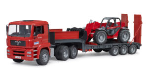 Tahač MAN TGA s nakladačem Manitou MLT 633 - Bruder 2774