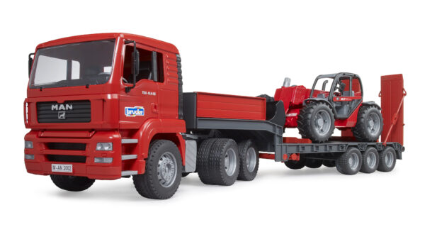 Tahač MAN TGA s nakladačem Manitou MLT 633 - Bruder 02774 - Obrázek 3