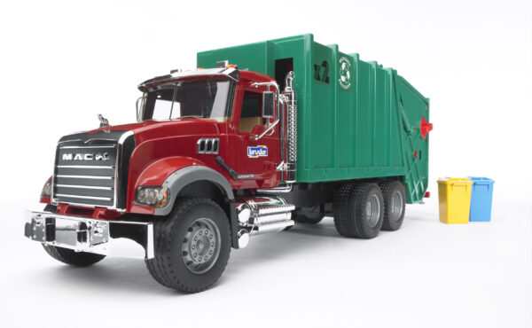 Popelářské auto MACK Granite - Bruder 02812 - Obrázek 3