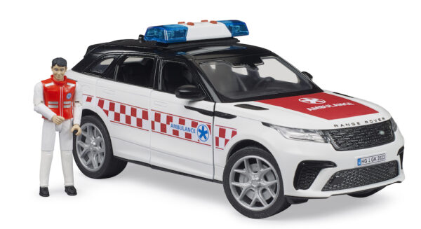 Záchranka Range Rover Velar s řidičem - Bruder 02885 - Obrázek 2