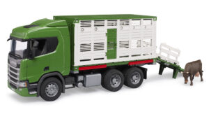 Přeprava zvířat Scania Super 560R na převoz zvířat - Bruder 3548