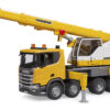 Nákladní auto Scania Super 560R Liebherr jeřáb Bruder 3571