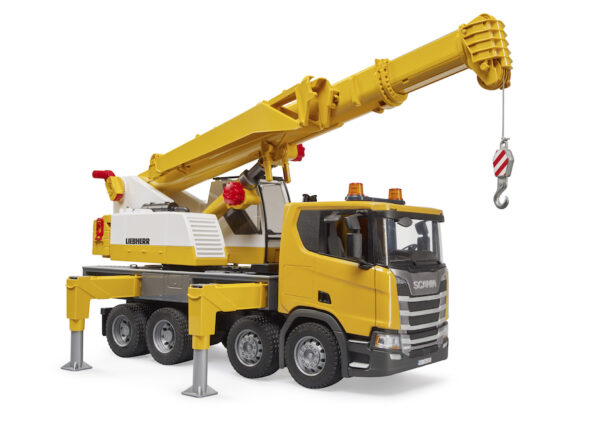 Nákladní auto Scania Super 560R s jeřábem Liebherr - Bruder 03571 - Obrázek 2