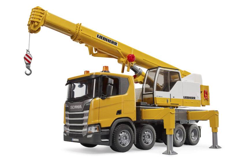 Nákladní auto Scania Super 560R s jeřábem Liebherr - Bruder 03571 - Obrázek 3