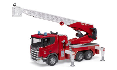 Hasičské auto s jeřábem Scania Super 560R - Bruder 3591